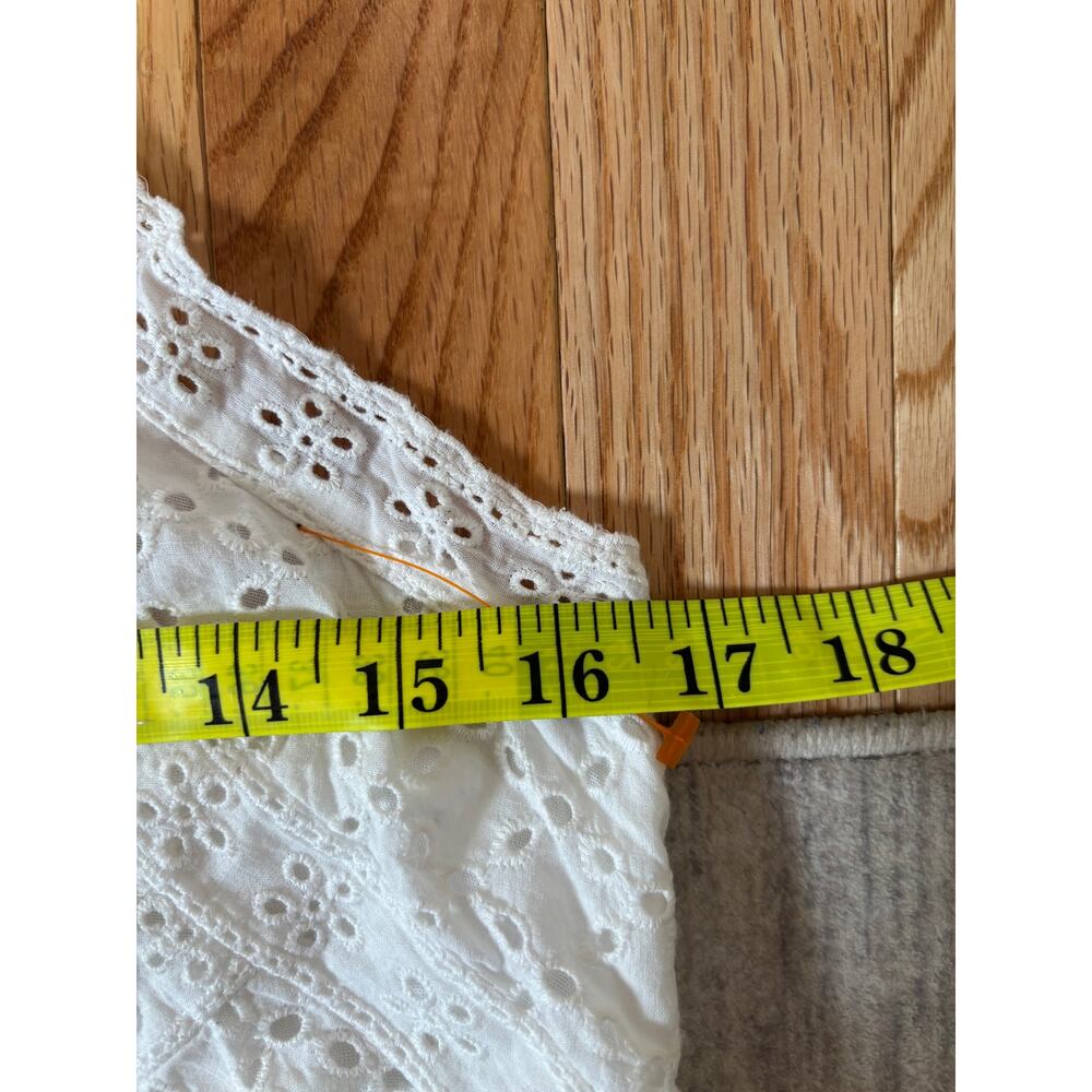 Lulus White Eyelet Lace Halter Dress M - Picture 5 of 7
